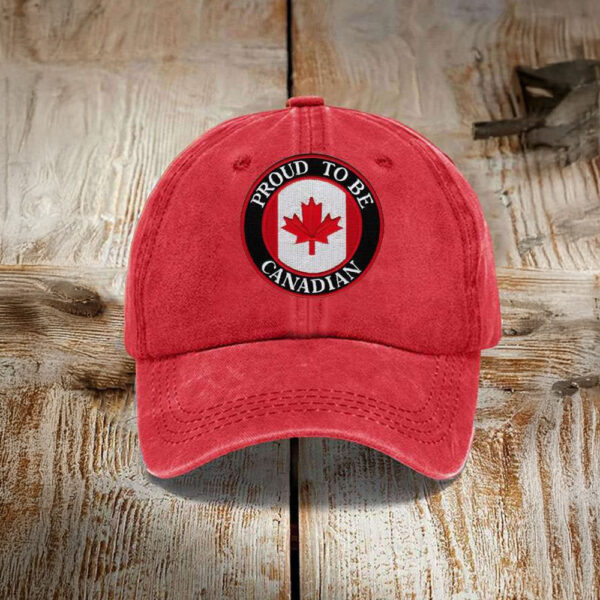 Proud To Be Canadian Hat Canada Lover Patriotic Cap Gift For Men Women